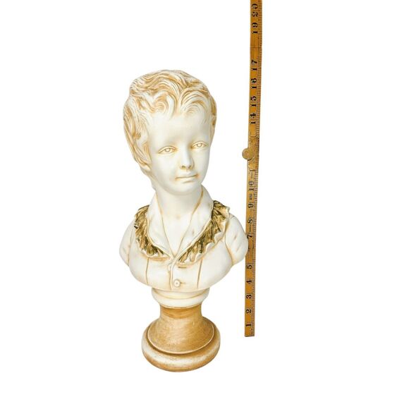 VTG 1900s Jean-Antoine Houdon "Alexandre Brongniart" Alabaster Bust Sculpture - Picture 8 of 8